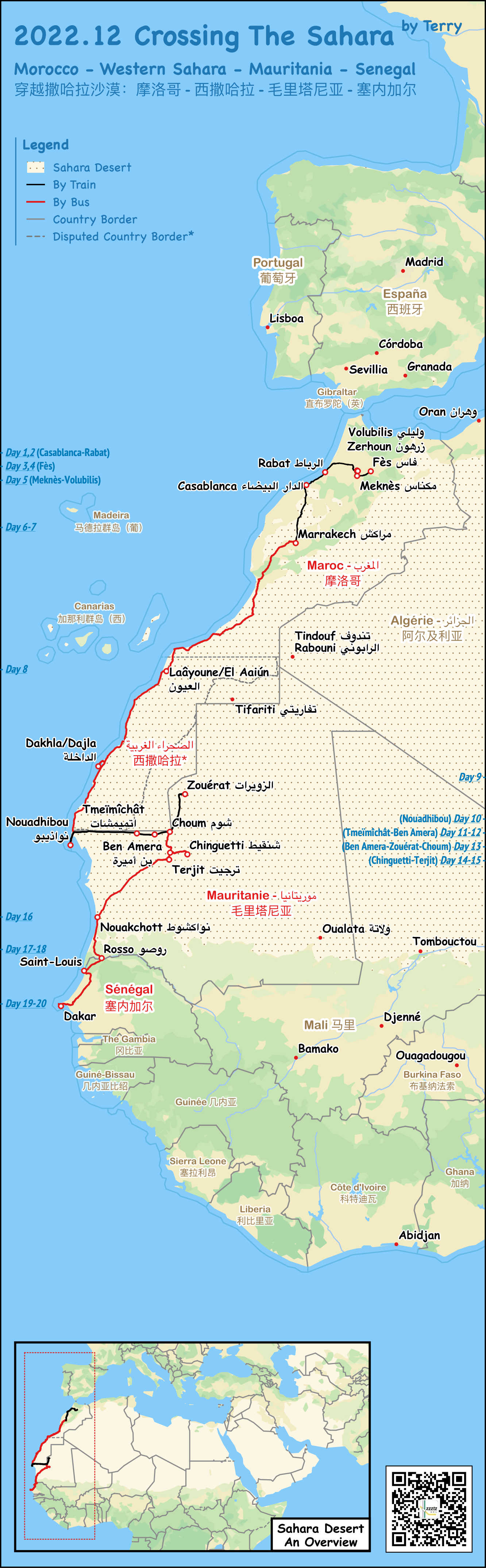 West Africa by Public Transport 2022